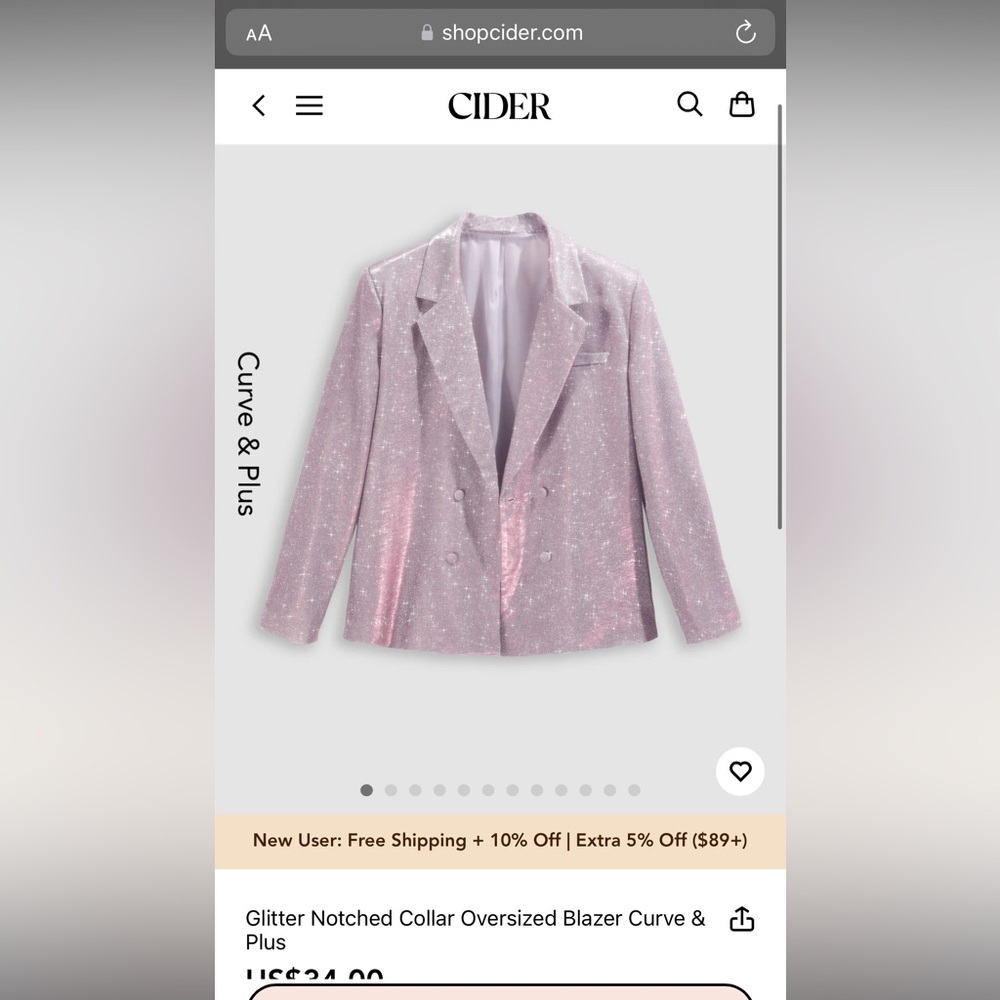 Women’s Oversized Blazer